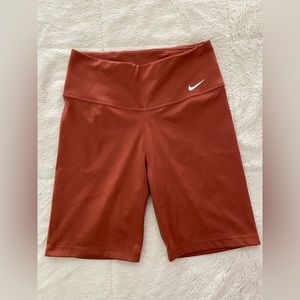 Rust Red Nike Women’s Dry-Fit Bike Shorts